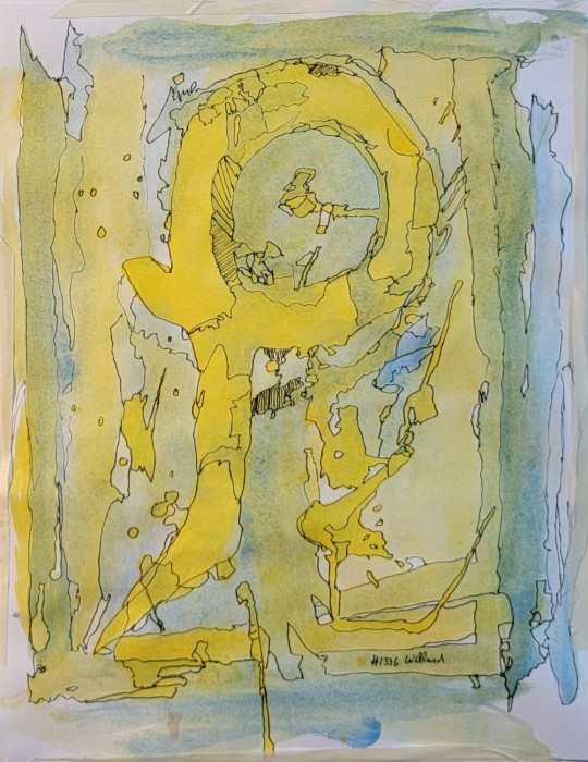 Willard Art, Letter P, Alphabet Series, #1337