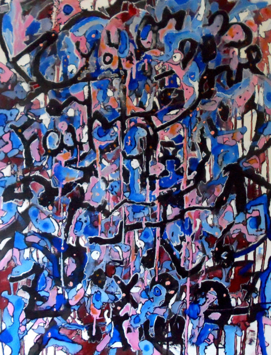 #1411, Acrylic, Willard Art, Abstract