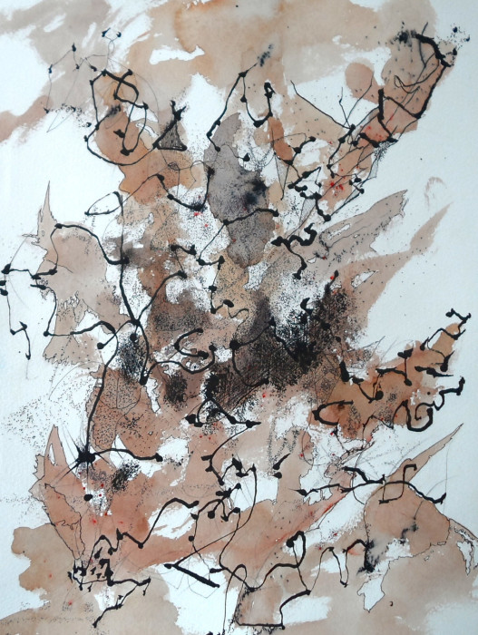 #1414, Pen & Ink, Willard Art