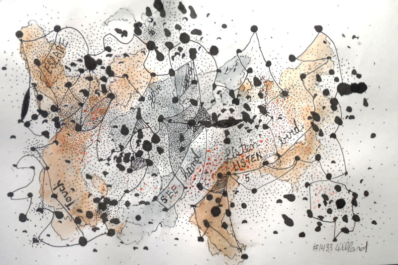 Watercolor, Ink, Willard Art