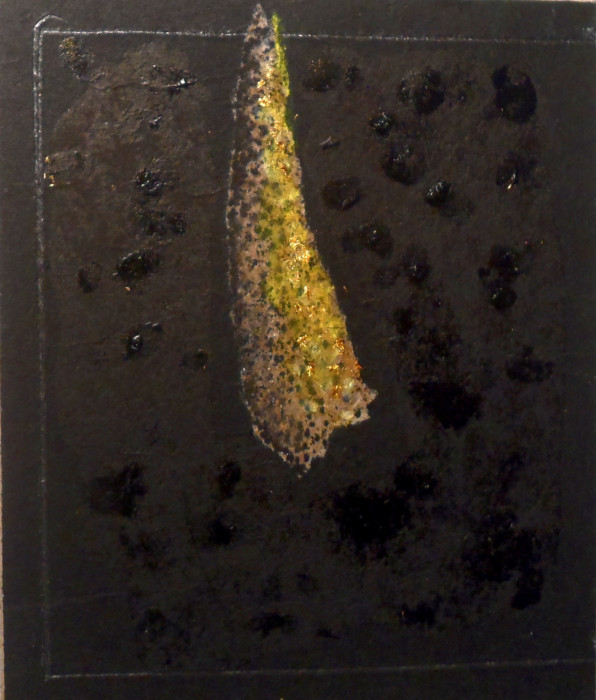 Willard Art, Ink, Gold acrylic, #1458