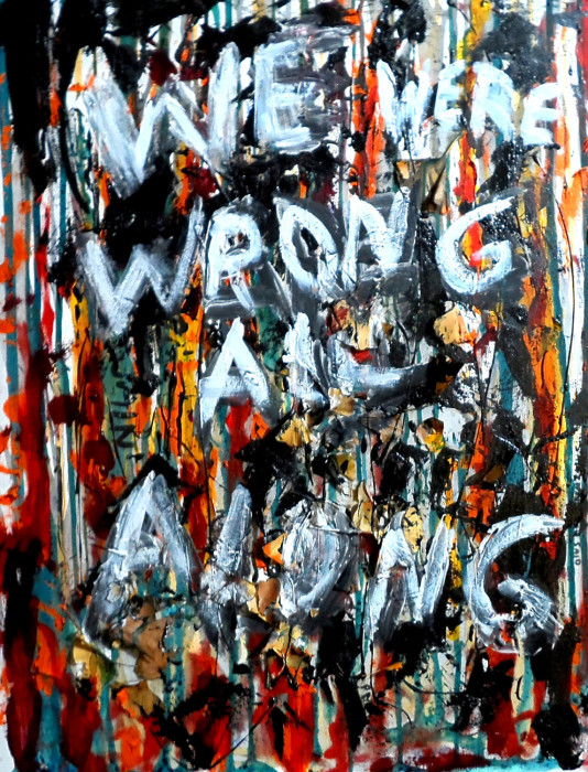 We Were Wrong,#1528,Acrylic on canvas,Willard Art