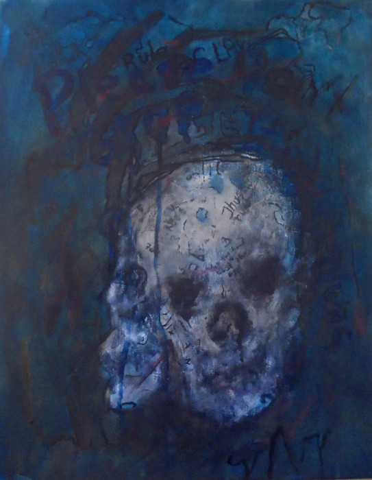 #1550 Skulls,willard art,