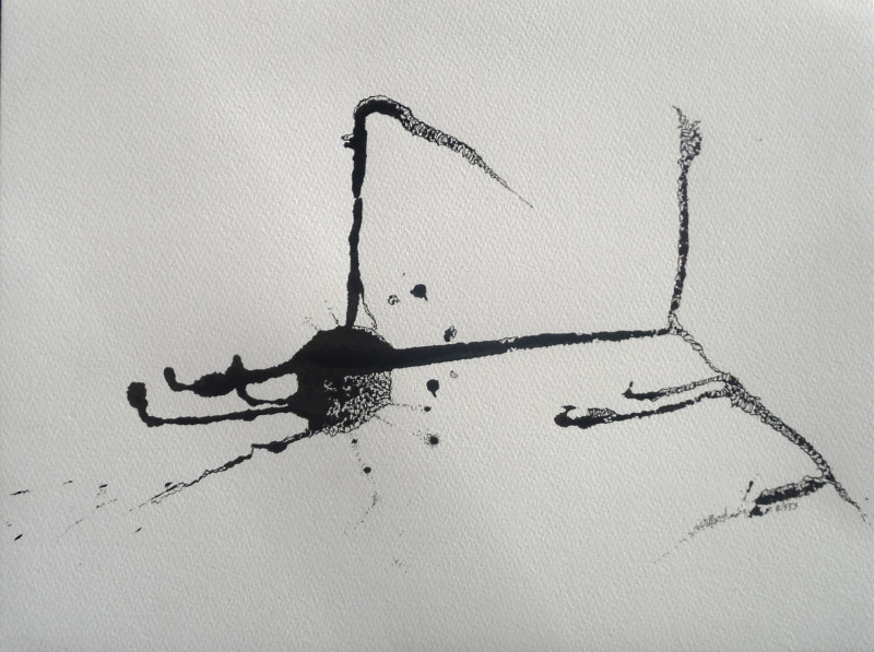 #1553,Tug-a-war, Pen & Ink,Willard Art