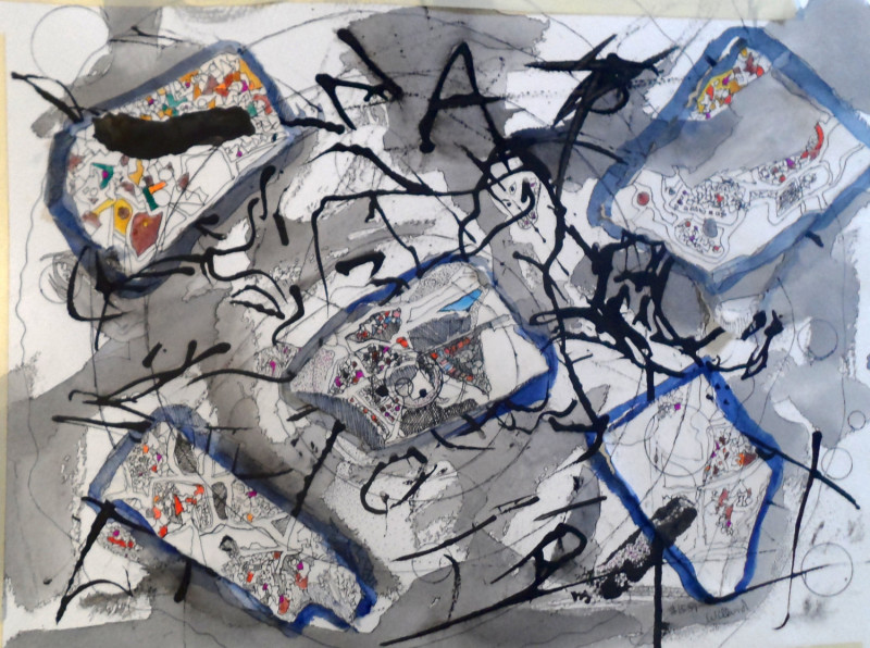 #1559,Willard Art,Watercolor,Pen & Ink