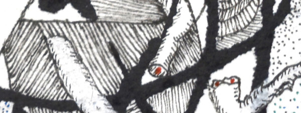 #1484, Pen&Ink, Mineature, Willard Art